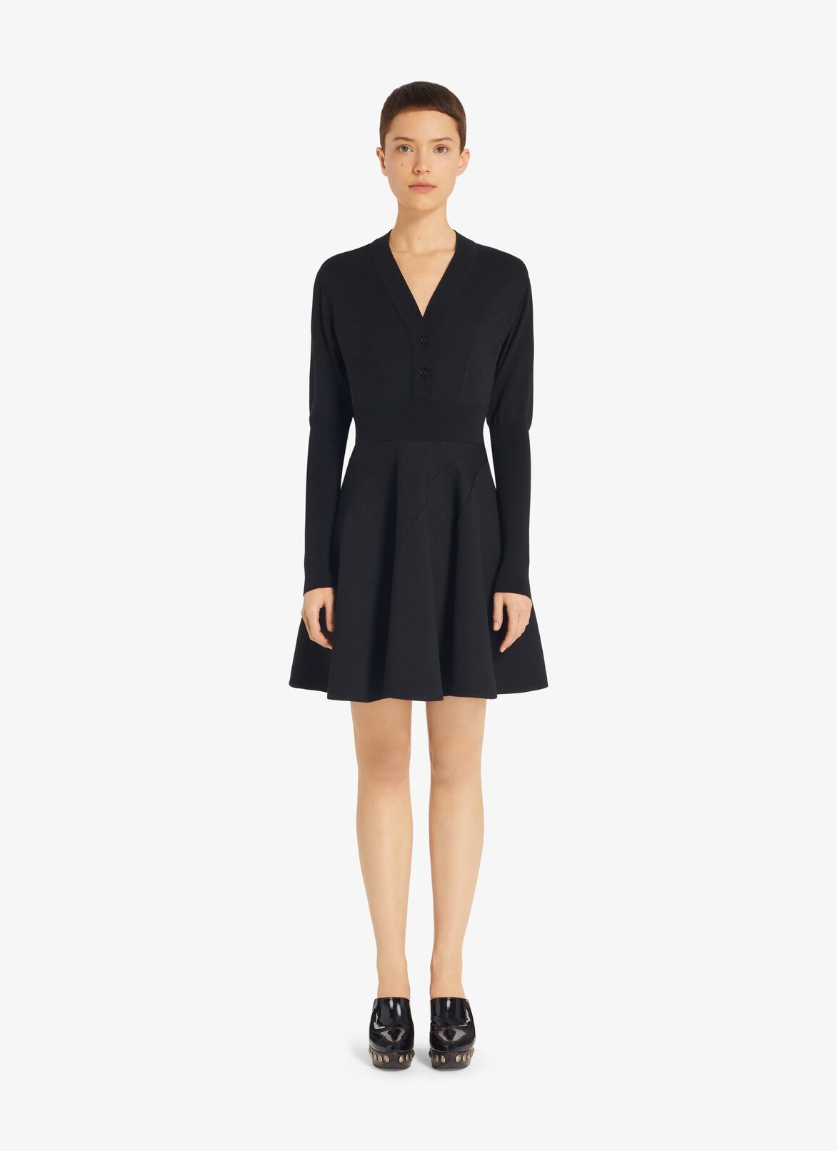 Black Flared Dress ALAÏA BLACK BLACK FLARED DRESS